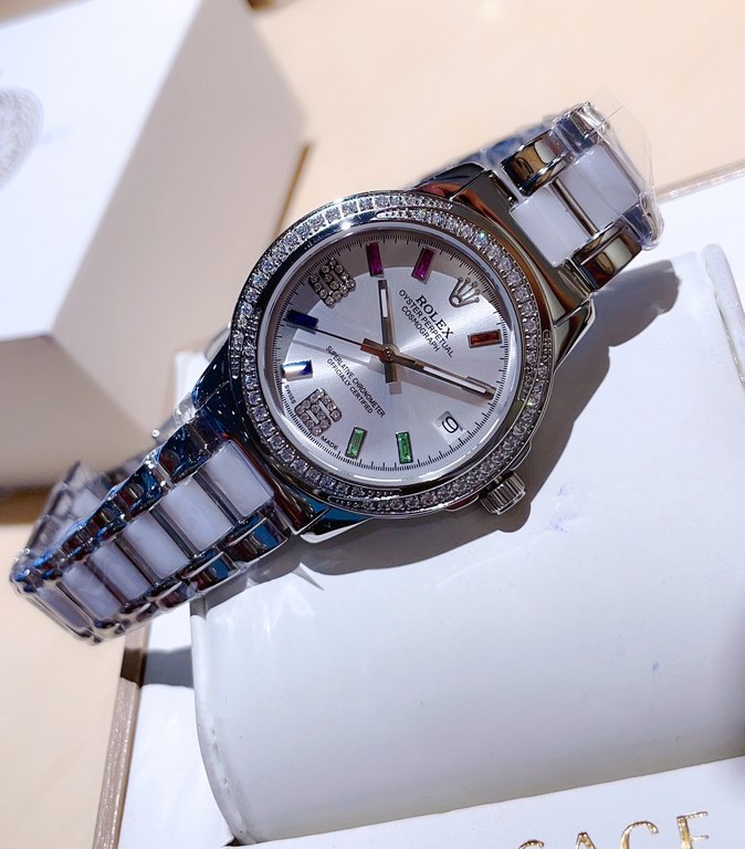 Rolex exquisite quality of the latest debut of meticulous wrist beauty harmonic beauty immortal flawless picking subtle Yueer  brand] Rolex (physical more beautiful recommended)     [Type] exquisite women's watches[Strap