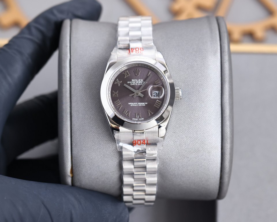 The Rolex Logbook (Ultra High Quality 28mm Goddess Exclusive) ① uses 316L steel to forge a stainless steel watch case that is highly resistant to corrosion. This ultra-precision steel is not only very durable and easy to