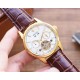 Men's favorite multi-function watch  【Newest】：Rolex   best design   exclusive first  【Type】：Boutique men's watches[Strap] Genuine cowhide leather strap[Movement] High-end automatic mechanical movement[Mirror] mineral rei