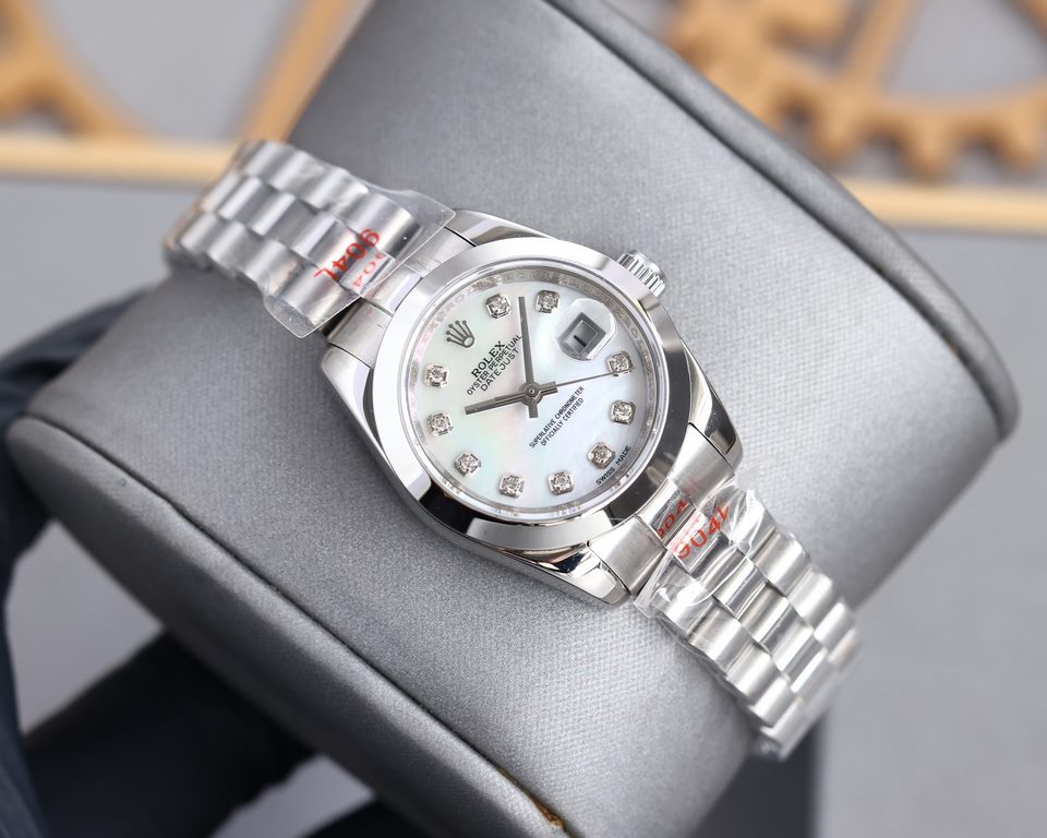 (Ultra High Quality 28mm Goddess Exclusive) ①The stainless steel watch case is forged from 316L steel, which is highly resistant to corrosion. This ultra-precision steel is not only very durable and easy to polish, even 