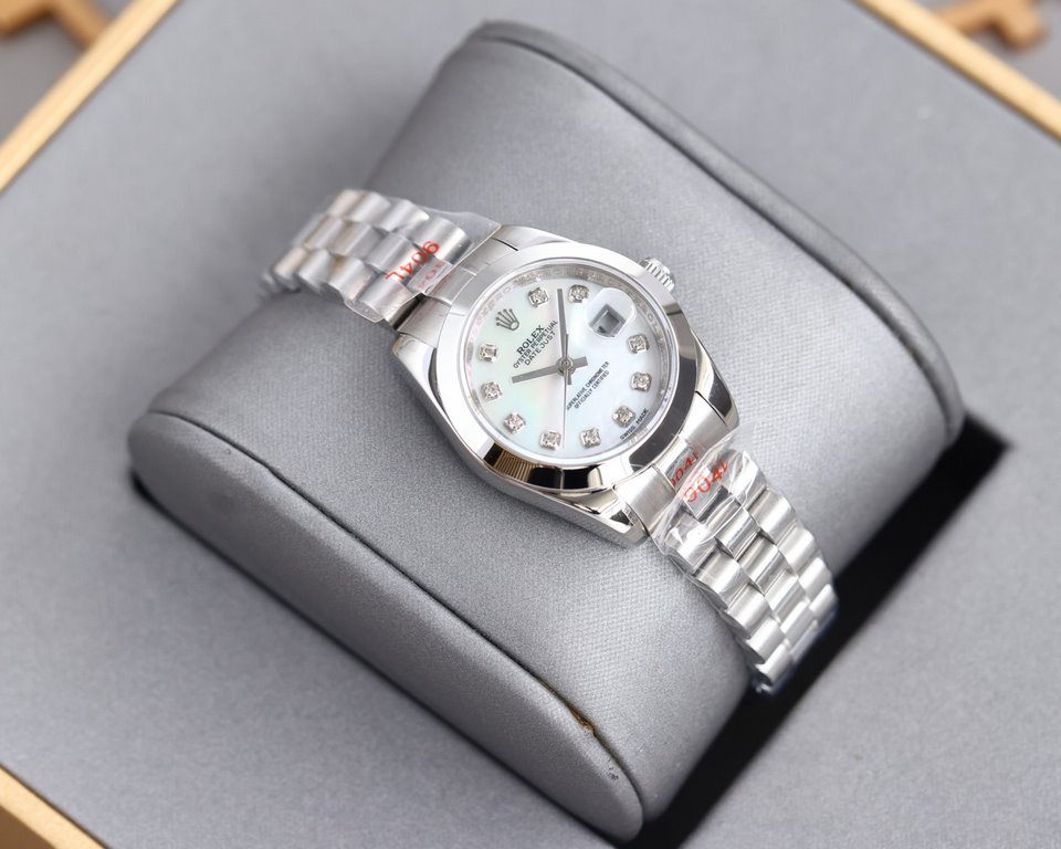 (Ultra High Quality 28mm Goddess Exclusive) ①The stainless steel watch case is forged from 316L steel, which is highly resistant to corrosion. This ultra-precision steel is not only very durable and easy to polish, even 