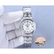 New Rolex Ladies' Watch!New listing! Shell face! Swarovski crystal diamonds with trendy matching! Simple dial design, simple but not monotonous! 316L stainless steel case, the corners of the more Hyun Li, show the charm 