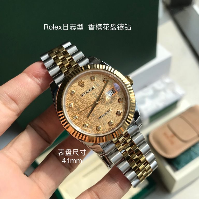 With box Support Hong Kong, U.S. direct mailRolex Rolex log type series men's watches, special channel bull goods! Dial size 41mm, equipped with Rolex Log original 3235 automatic mechanical movement, imported sapphire gl