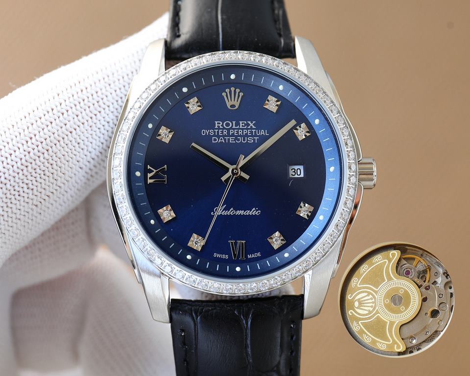 Rolex-ROLEX  boutique men's watches       Dignified atmosphere, gentleman's style, excellent quality, hot sale all over the city. Using imported Citizen mechanical movement, top 316 stainless steel case, mineral super mi