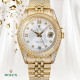 The highest version of the high-definition real photo journal full of diamonds models! 41mm diameter! Suitable for both men and women! Adopting 3255 automatic mechanical movement! Rolex luxury 18k nanotechnology! 5 group