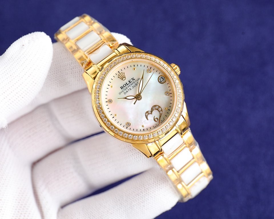 ][Rose][Rose]  Explosive models recommended - interpretation of the hundred changes of the goddess, the best women's models of the year Rolex new ROLEX fashion women's watch simple three hands night time super luminous  