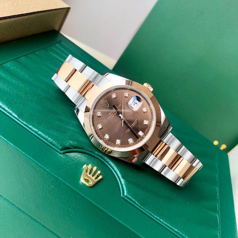 With box Support Hong Kong, U.S. direct mailRolex Rolex Logotype series men's watch, special channel bull! Dial size 41mm, equipped with Rolex Logbook 3235 or 2836 automatic mechanical movement, scratch-resistant blue cr