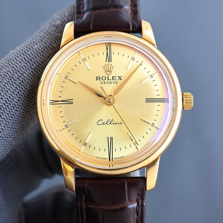 ROLEX Rolex . Cellini, a gentleman's watch, suitable for all kinds of activities and occasions of the men's watch equipped with accurate and stable imported movement 9015. 28,800 vibrations per hour, zero repair quality!