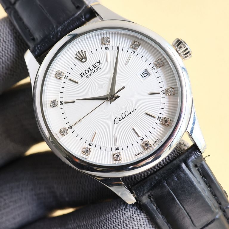 Explosive recommendation Rolex ROLEX Cellini series! Strong incoming! Business and leisure dual-use models! High-end atmosphere upscale! You deserve to have! Details[Size] 40mm wide[Movement] equipped with 8215 stabilize