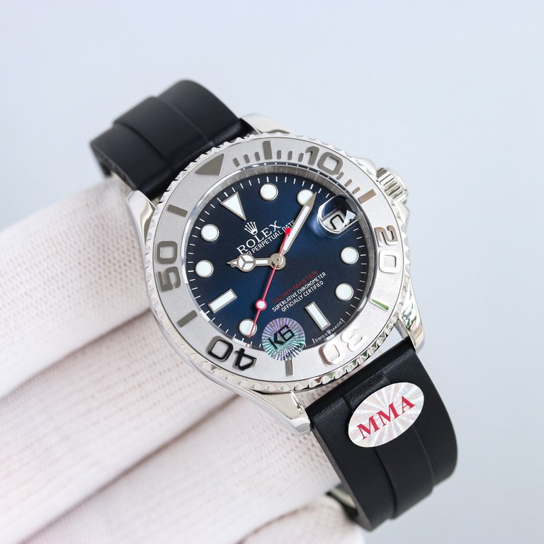 MMA Factory Rolex Yachtmaster Series m268621-Refined and unobtrusive with the new 2836 automatic mechanismDiameter 37mmWater resistance 5ATM water resistantGlass sapphireThe overall appearance of polished lines and angle