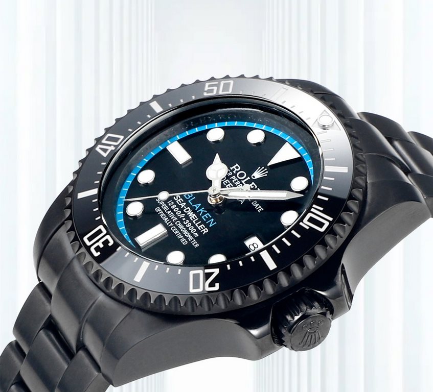 Supreme BLAKEN version! The Supreme Big Ghost King dares to experiment and create a new trend - 44mm diameter!Rolex SEA Overseas Customized Edition - RedBlueBlack is a stunning arrival. Equipped with Seagull 28363135 mov