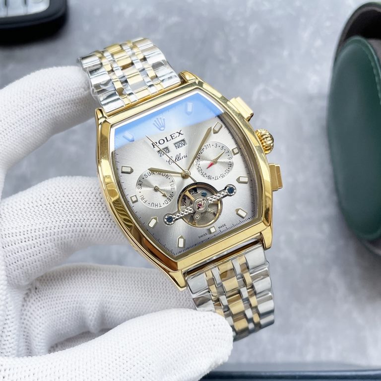 Rolex Rolex boutique men's watches, multi-functional design, noble atmosphere, gentleman style, excellent quality, hot sale all over the city. Adopting automatic mechanical movement, top-grade 316 stainless steel case an