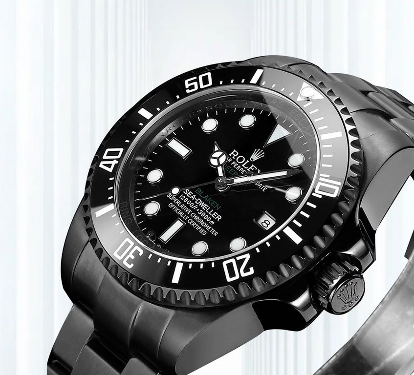 Supreme BLAKEN version! The Supreme Big Ghost King dares to experiment and create a new trend - 44mm diameter!Rolex SEA Overseas Customized Edition - RedBlueBlack is a stunning arrival. Equipped with Seagull 28363135 mov