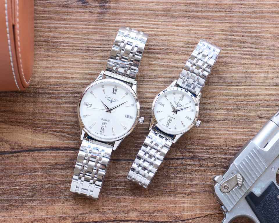 Longines   Couple's Pair Watches Original imported quartz movement Mineral glass mirror 316L steel case Diameter Men 40mm Women 30mm Thick 8mm   If the sun   stops its dazzling light today. Then a smile from you will lig