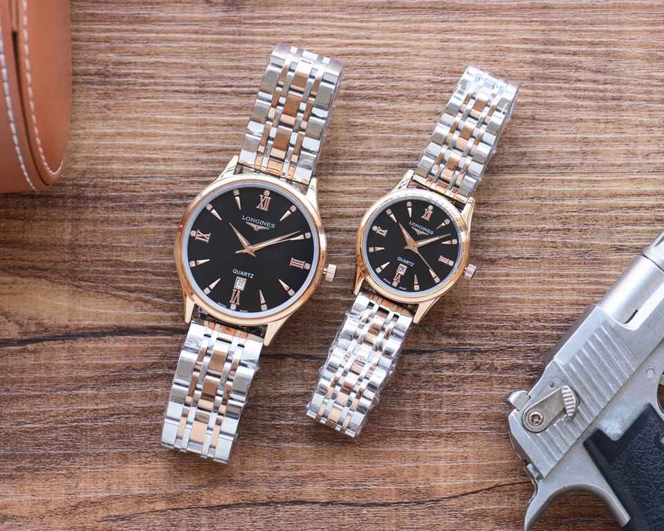 Longines   Couple's Pair Watches Original imported quartz movement Mineral glass mirror 316L steel case Diameter Men 40mm Women 30mm Thick 8mm   If the sun   stops its dazzling light today. Then a smile from you will lig