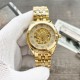 ROLEX Rolex - Ultimate Luxury Full Skeleton Men's Mechanical Watch 50 meters super waterproof! Made of top-grade steel, luxurious and highly creative skeleton dial design, equipped with the original imported full skeleto