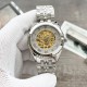 ROLEX Rolex - Ultimate Luxury Full Skeleton Men's Mechanical Watch 50 meters super waterproof! Made of top-grade steel, luxurious and highly creative skeleton dial design, equipped with the original imported full skeleto