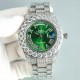 UnityRolex ROLEX Luxury Extreme Full Star Edition Watch 904 steel to create, pave the top Swarovski diamonds, the interpretation of luxury quality, dazzling, glamorous bloom. The case and bracelet are entirely set with d