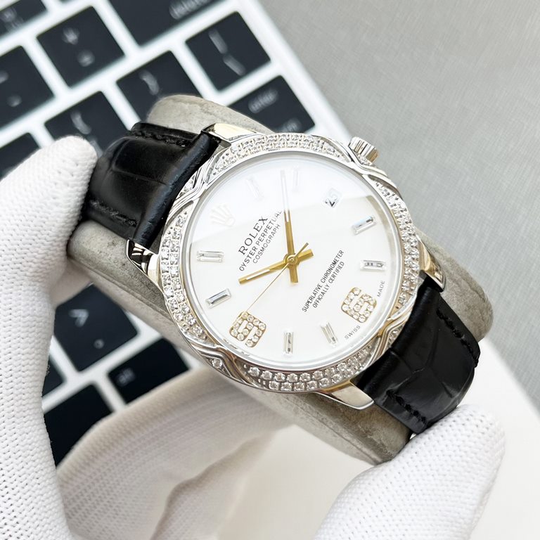 The watch is equipped with imported movement (zero return), thickness of 10 millimeters, ultra-thin Italian cowhide leather, so you can wear more comfortable! Send the goddess the best style                 Please recogn