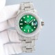 First time arrival, player poison, perfect restoration of the most expensive Rolex Full Sky watch ever made, the Submariner Pavé Diamond Special! The bezel, case, bracelet, and clasp are all densely set with the finest S