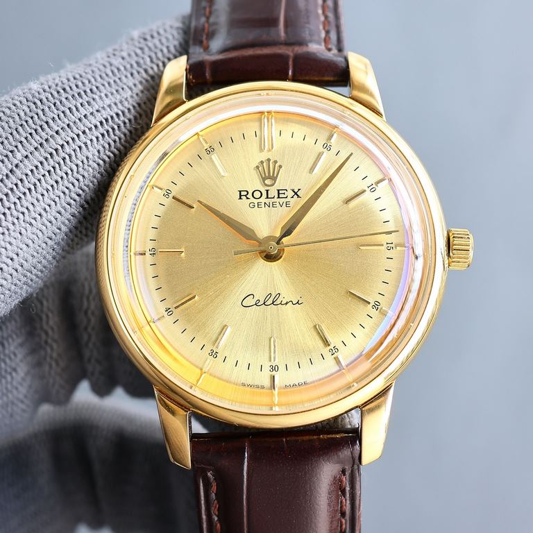 OLEX  Rolex . Cellini, a gentleman's watch, suitable for a variety of events, the men's watch equipped with accurate and stable imported movement 9015. 28,800 vibrations per hour, zero repair quality! Diameter 42mm origi