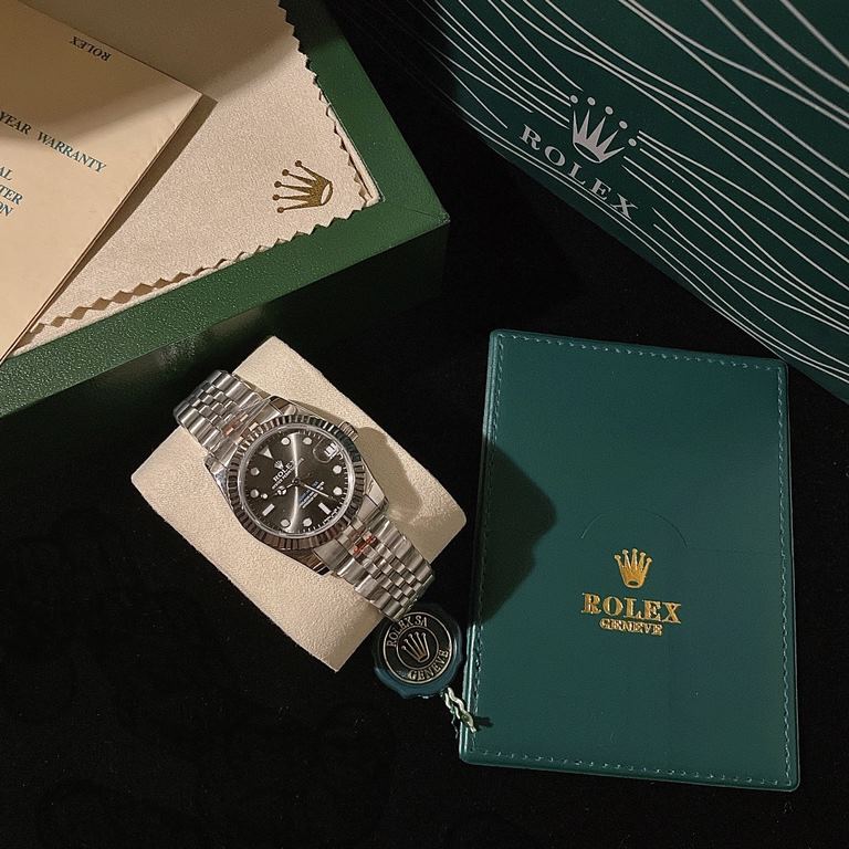 Rolex-ROLEXStyle Day-Date Ladies Mechanical WatchMovement Imported Citizen OriginalMirror Sapphire glassCase 316L steel case coverBracelet Solid core 5 bead stainless steel braceletSize 31mm 12mmThe rhythm of life is in 