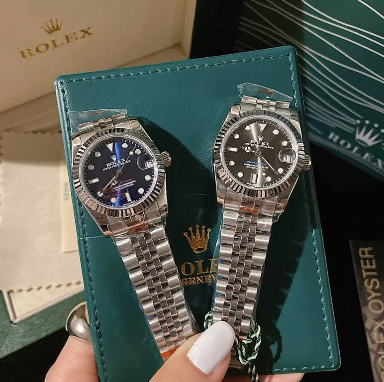 Rolex-ROLEXStyle Day-Date Ladies Mechanical WatchMovement Imported Citizen OriginalMirror Sapphire glassCase 316L steel case coverBracelet Solid core 5 bead stainless steel braceletSize 31mm 12mmThe rhythm of life is in 