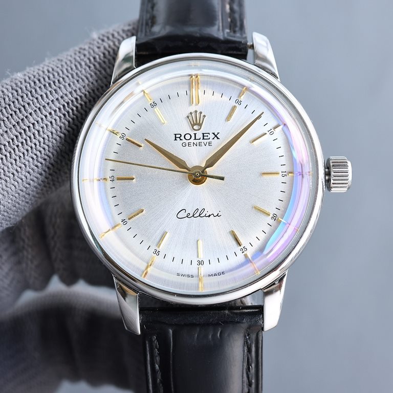 ROLEX  Rolex . Cellini, a gentleman's watch, suitable for a variety of events, the men's watch equipped with accurate and stable imported movement 9015. 28,800 vibrations per hour, zero repair quality! Diameter 42mm orig