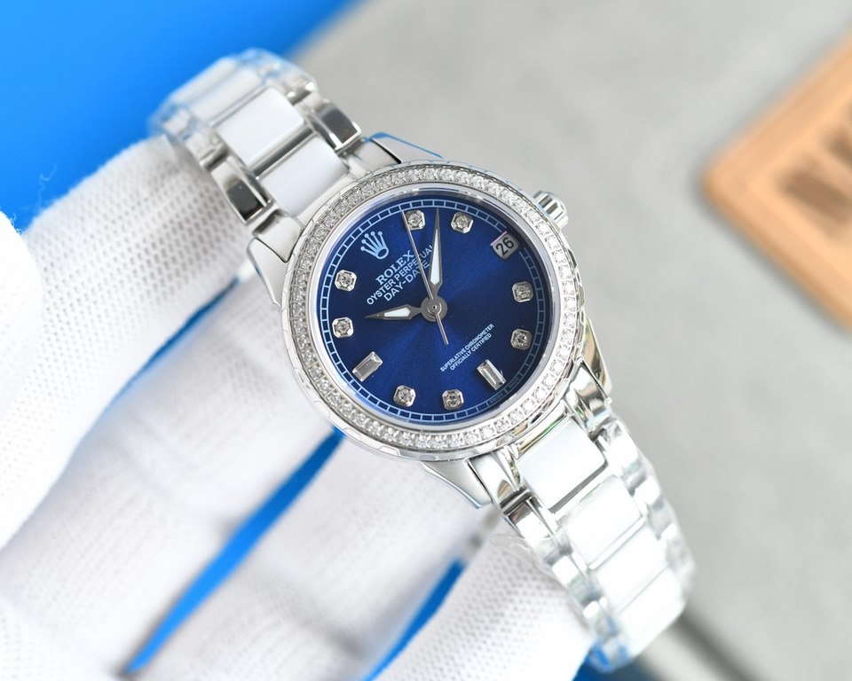 [ROSE][ROSE] 2022 Annual Pop-Up Recommendations  Rolex - New R OLEX Lady Jewelry CollectionUpgrade V8 version with high-end sunray dial Ring circle set 38 Wesselton diamonds [Rose] [Rose] Fashion women's watch Simple thr