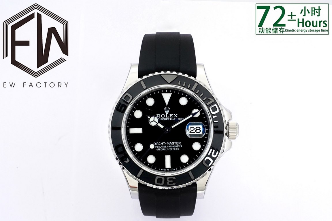 EW [2021 New] Rolex Yachtmaster 42 Series① Exclusive customized 3235 movement, kinetic energy storage up to 72 hours, stable and reliable quality;② case size thickness of the original consistent, the thickness of only 12