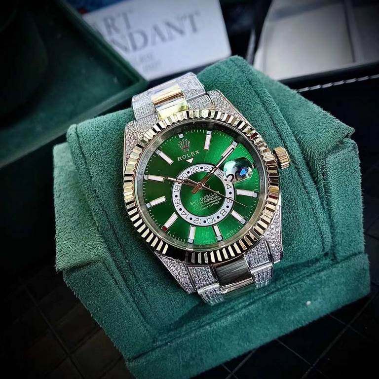 Rolex ROLEX Logbook series steel case size 41mm sapphire glass top mechanical movement, the middle digital disk can be turned (adjustable), 316L steel strap original buckle Love not to release the Rolex Logbook Pin not f