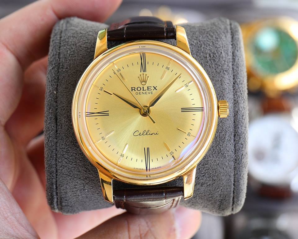 ROLEX Rolex . Cellini, a gentleman's watch, suitable for all kinds of activities and occasions of the men's watch equipped with accurate and stable imported movement 9015. 28,800 vibrations per hour, zero repair quality!