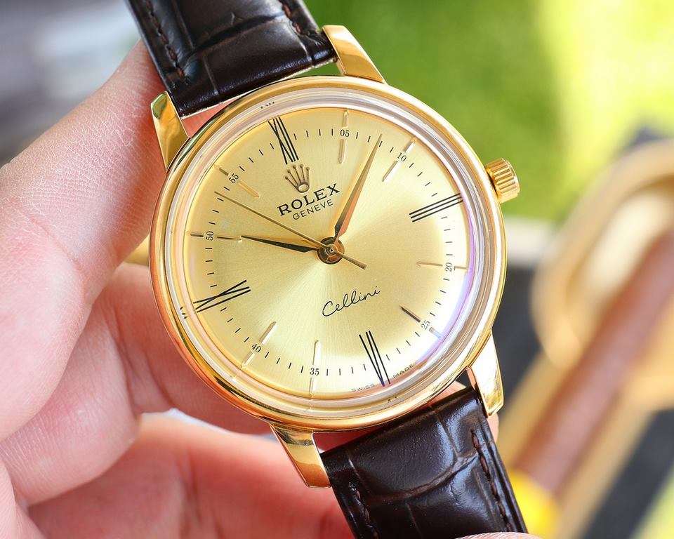 ROLEX Rolex . Cellini, a gentleman's watch, suitable for all kinds of activities and occasions of the men's watch equipped with accurate and stable imported movement 9015. 28,800 vibrations per hour, zero repair quality!