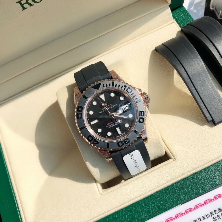 With box Support Hong Kong, USA direct mailThe true meaning of the gold watch is here! Throughout the body clad in 18k rose gold! Thickness 5um, when it comes to the Rolex Yachtmaster series in the most popular should be