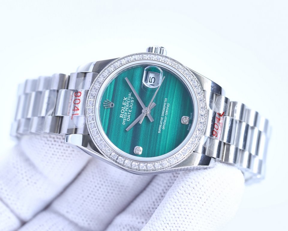 Taiwan factory upgraded version   the opening of the year masterpiece non-market quality original molding the highest version of the market Rolex Rolex log type series full of stars with diamonds mechanical men's watches