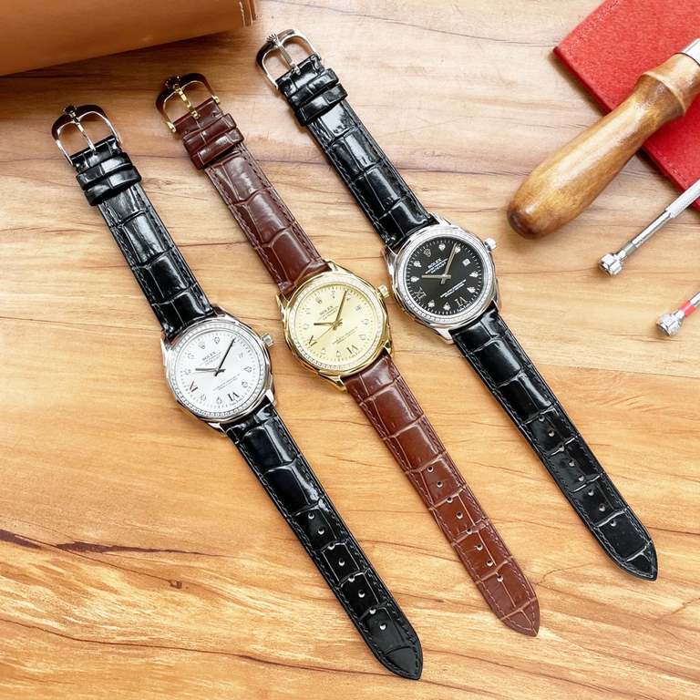 Exclusive first   HD real shot   Quality products  Stable and stylish   Charming extraordinary   Simple hot new  Brand】：Rolex  Three hands design 【Type】：Boutique men's watches[Strap] 316 steel bracelet【Movement】：High-end