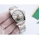 Rolex - ROELX Calendar Day Date Series (imported Citizen 8215 mechanical) 316 stainless steel, crystal convex window lens, classic Oyster strap with folding crown buckle, men's 41mmWith a classic design that never tires 