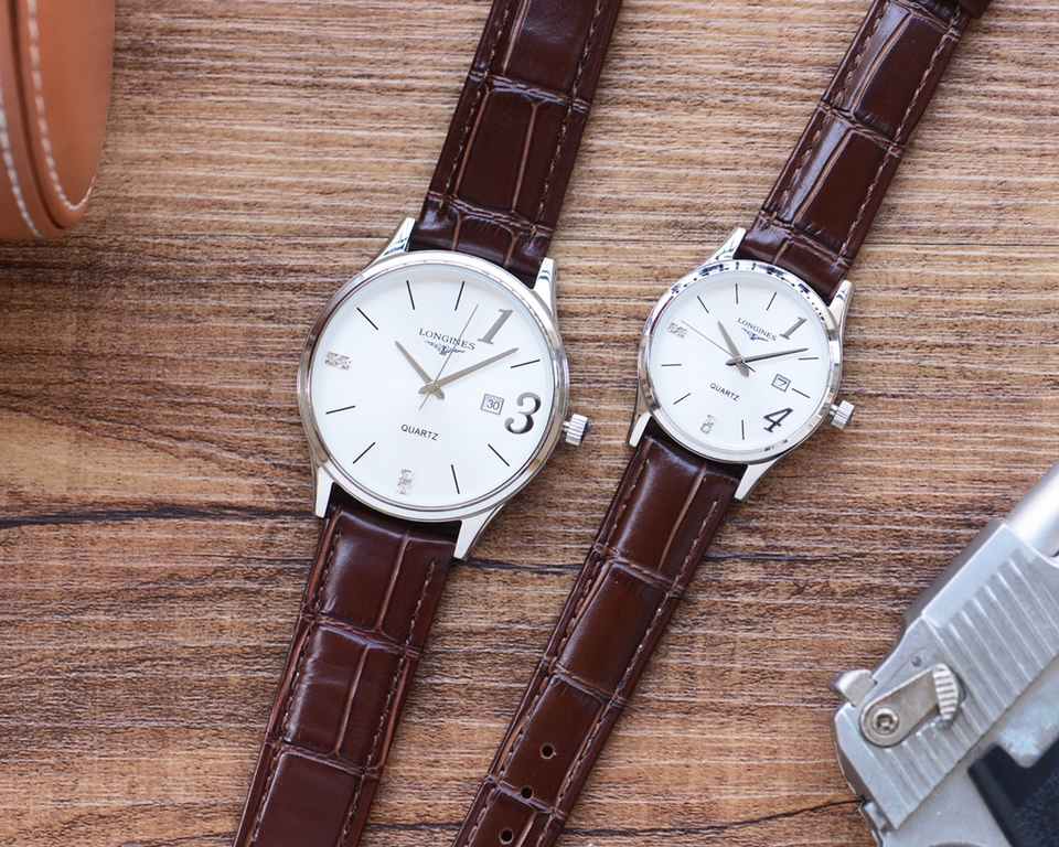 Longines   Couple's Pair Watches Original imported quartz movement Mineral glass mirror 316L steel case Diameter Men 40mm Women 30mm Thick 8mm   If the sun   stops its dazzling light today. Then a smile from you will lig