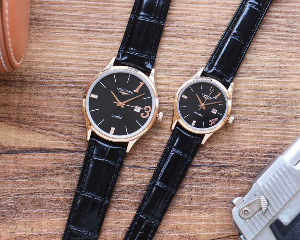 Longines   Couple's Pair Watches Original imported quartz movement Mineral glass mirror 316L steel case Diameter Men 40mm Women 30mm Thick 8mm   If the sun   stops its dazzling light today. Then a smile from you will lig