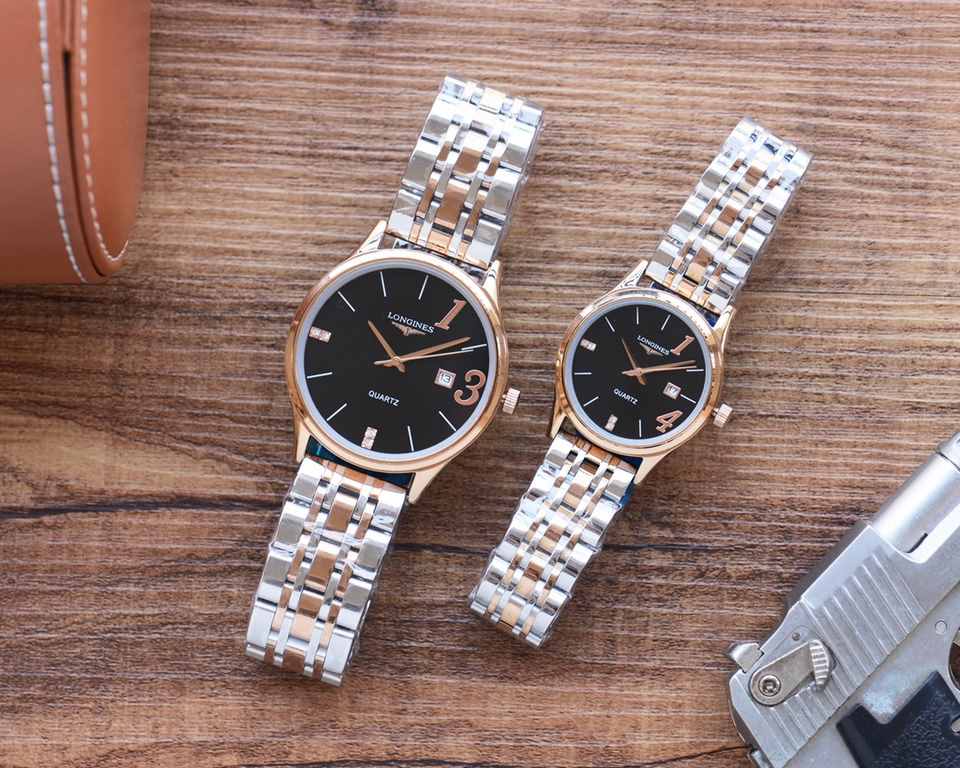 Longines   Couple's Pair Watches Original imported quartz movement Mineral glass mirror 316L steel case Diameter Men 40mm Women 30mm Thick 8mm   If the sun   stops its dazzling light today. Then a smile from you will lig