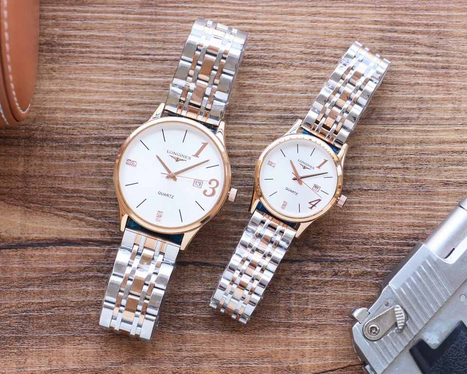 Longines   Couple's Pair Watches Original imported quartz movement Mineral glass mirror 316L steel case Diameter Men 40mm Women 30mm Thick 8mm   If the sun   stops its dazzling light today. Then a smile from you will lig