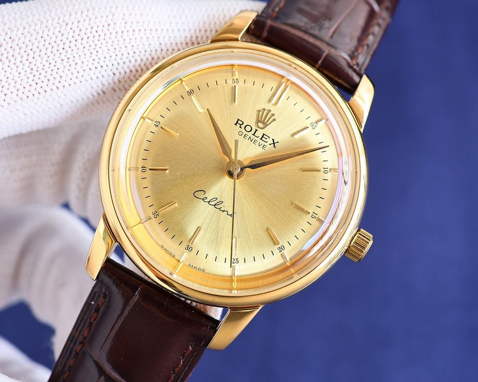 [Rose][Rose]  ROLEX Rolex . Cellini, a men's watch that demonstrates gentlemanly demeanor and is suitable for participating in a variety of activities and occasions The men's watch is equipped with a precise and stable 9