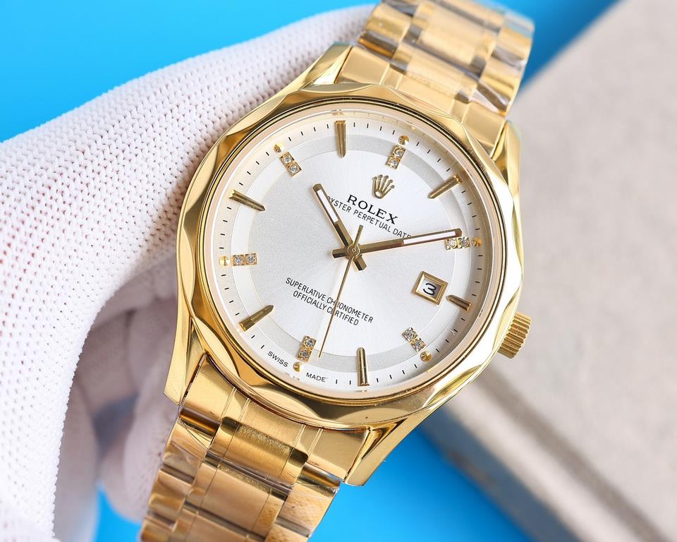 [Five-star   Recommended] New Rolex Business Series, the entire watch is made of 316L steel, the dial is fine grinding sun pattern, so you can read the time more clearly! High-grade atmosphere! 316L steel to create Xin p