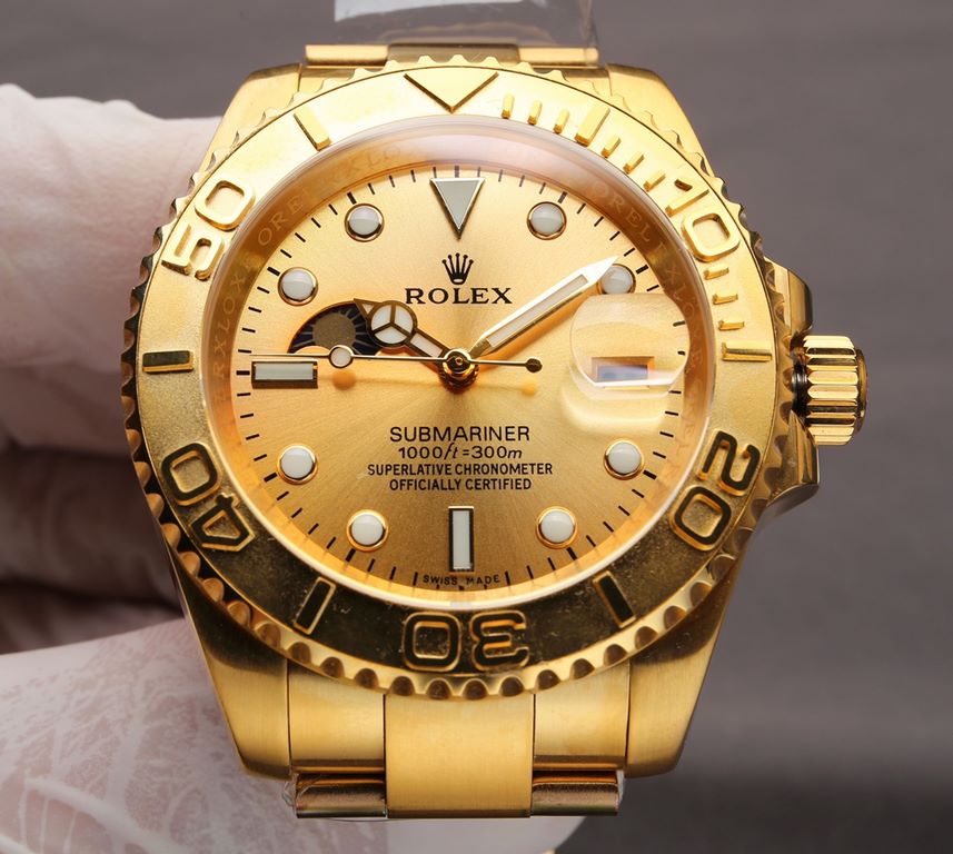 . (Water resistant to 5 degrees, swimmable  !)The newest Rolex Yacht Series upgrade watch, the Sun, Moon and Stars series, equipped with the original imported 8217 movement (0 return 0 after-sales), 9-digit personalized 