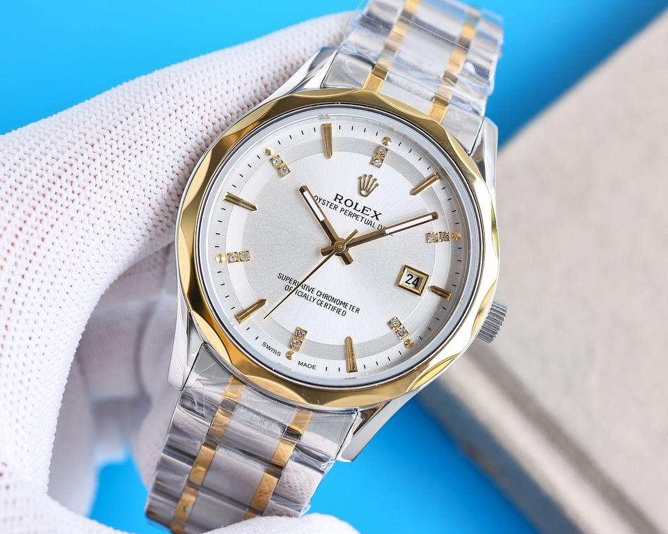 [Five-star   Recommended] New Rolex Business Series, the entire watch is made of 316L steel, the dial is fine grinding sun pattern, so you can read the time more clearly! High-grade atmosphere! 316L steel to create Xin p