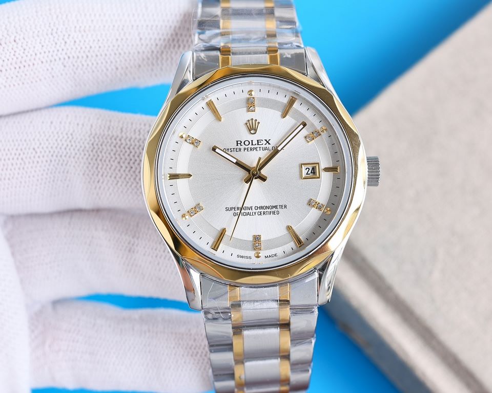 [Five-star   Recommended] New Rolex Business Series, the entire watch is made of 316L steel, the dial is fine grinding sun pattern, so you can read the time more clearly! High-grade atmosphere! 316L steel to create Xin p