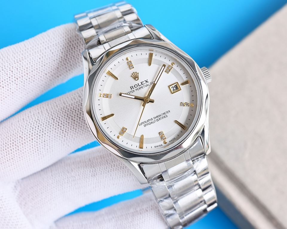 [Five-star   Recommended] New Rolex Business Series, the entire watch is made of 316L steel, the dial is fine grinding sun pattern, so you can read the time more clearly! High-grade atmosphere! 316L steel to create Xin p