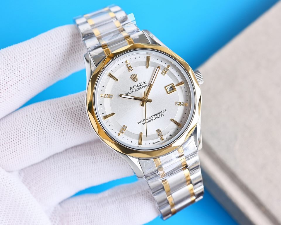 [Five-star   Recommended] New Rolex Business Series, the entire watch is made of 316L steel, the dial is fine grinding sun pattern, so you can read the time more clearly! High-grade atmosphere! 316L steel to create Xin p