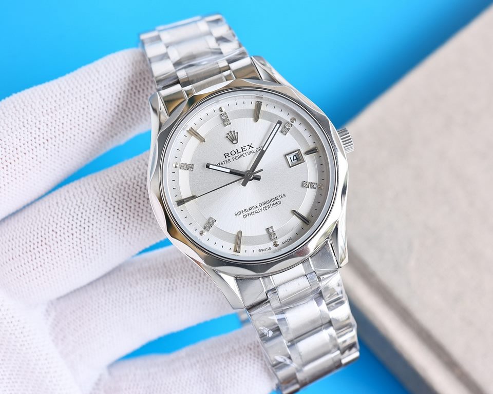 [Five-star   Recommended] New Rolex Business Series, the entire watch is made of 316L steel, the dial is fine grinding sun pattern, so you can read the time more clearly! High-grade atmosphere! 316L steel to create Xin p