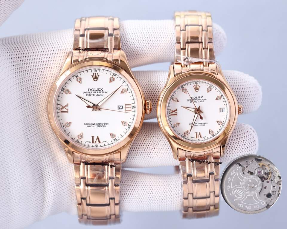 Rolex Classic Couples   Watch Wristwatch! NEW!  8    Swarovski kite diamonds with Roman studs! Makes it clearer and easier for you to read the time! Double-bib sapphire anti-scratch mirror!   built-in original imported 8